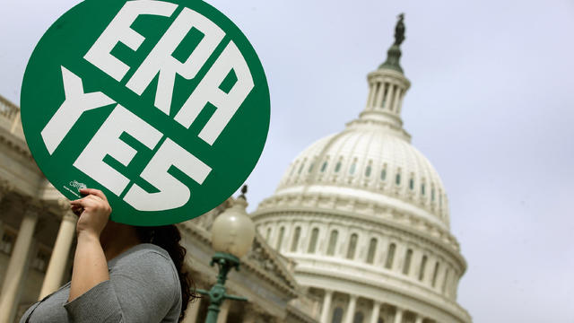 Rally At U.S. Capitol Celebrates 40th Anniversary Of Congressional Passage Of ERA 