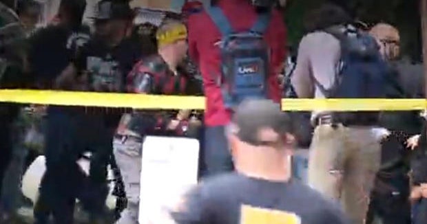 Antifa, Patriot Prayer groups in Portland, Oregon, clash during dueling ...