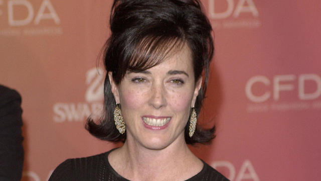 Kate Spade arrives at the Council of Fashion Designers of America awards in New York 