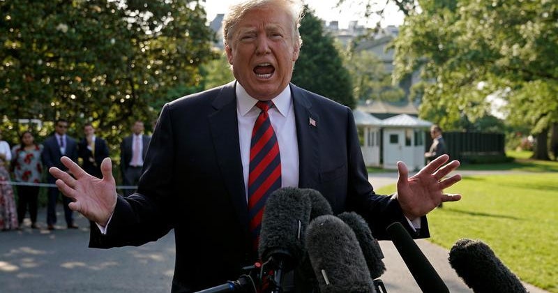 Trump misleading claims today at an impromptu press conference about ...