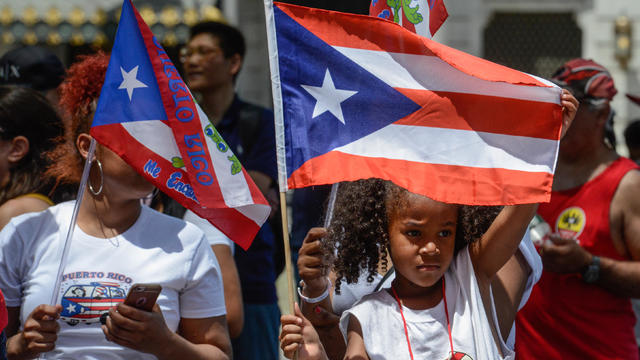 Annual Puerto Rican Day Parade Marches Up New York's Fifth Avenue 
