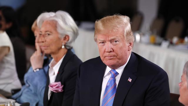 U.S. President Trump attends a G7 and Gender Equality Advisory Council meeting as part of a G7 summit in the Charlevoix city of La Malbaie 