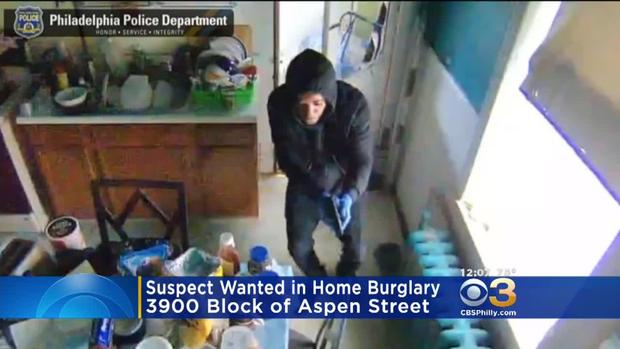 Police Searching For Home Burglary Suspect In West Philadelphia 
