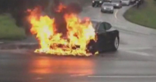 NTSB wants to learn more about Tesla battery fire - CBS News