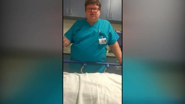 Dr. Beth Keegstra is seen in an image capture of a video that Donald Bardwell posted to Facebook on June 12, 2018. 