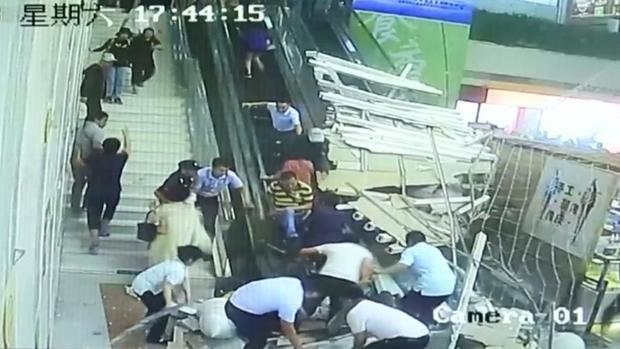ceiling collapse in china 