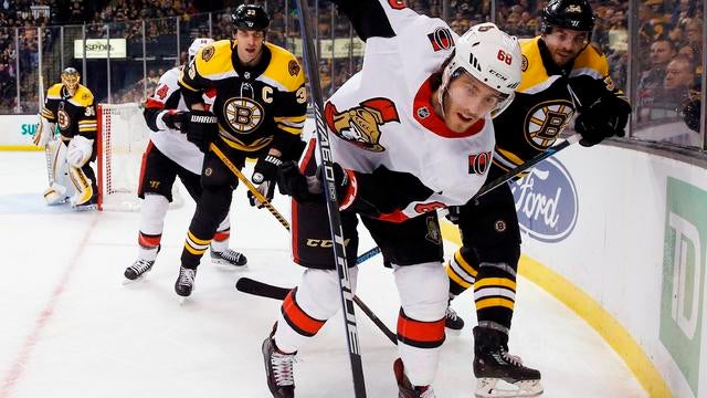 Senators Bruins Hockey 