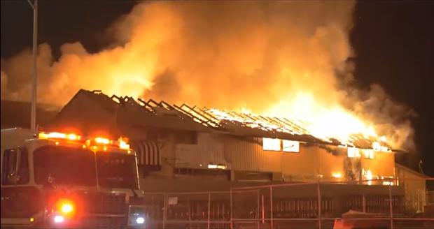 San Jose Warehouse Fire 