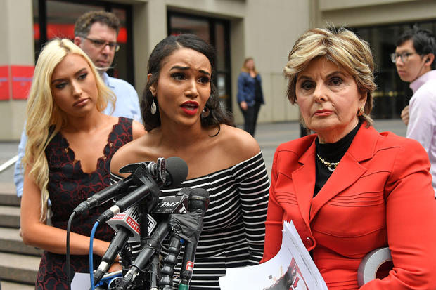 Attorney Gloria Allred Hosts Press Conference With Former NFL Houston Texans Cheerleader 