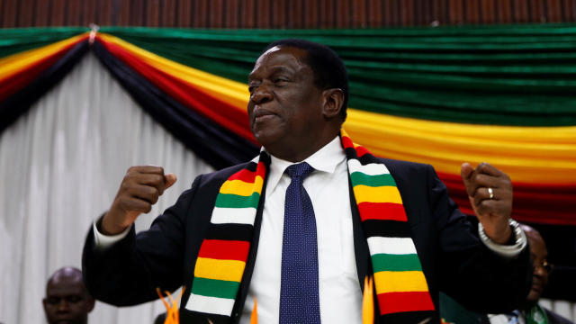 FILE PHOTO: Zimbabwe President Emmerson Mnangagwa announces the date for the general elections in Harare 