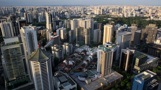 A view of Singapore's skyline 