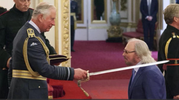 Barry Gibb Knighted 
