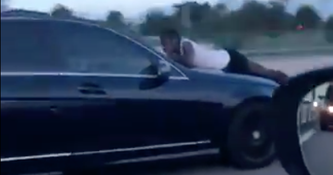 Man makes desperate 911 call while clinging to the hood of a speeding ...