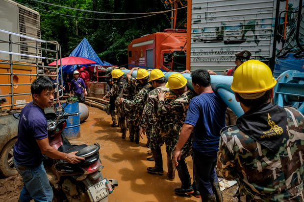 Thailand Cave Rescue For Missing Soccer Team 