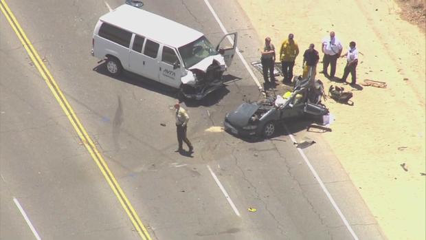 At Least 3 Killed in Head-On Palmdale Wreck 