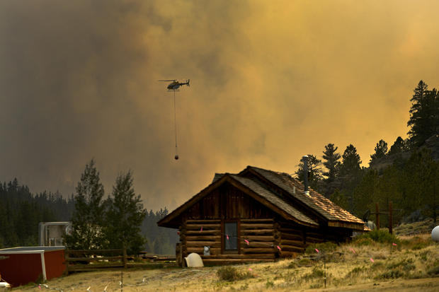 Weston Pass Fire near Fairplay, Colorado 