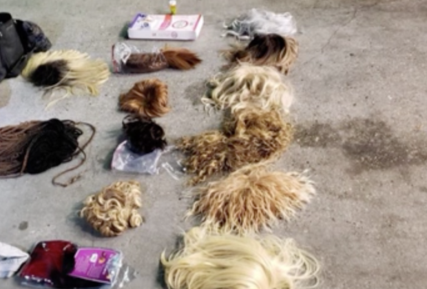 wigs confiscated 
