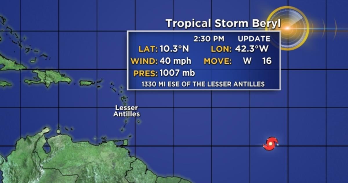 Tropical depression beryl