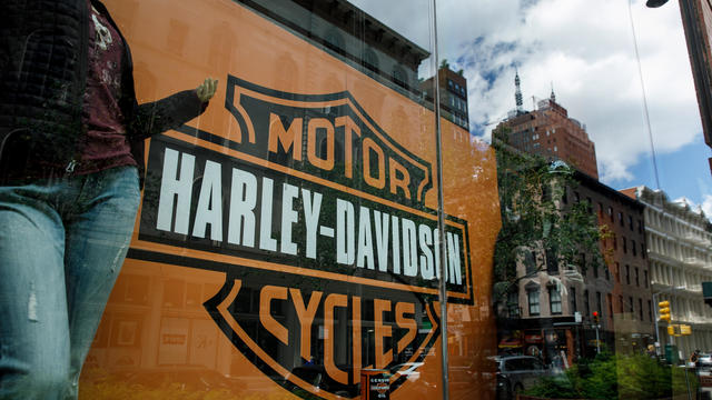 Harley-Davidson store window 