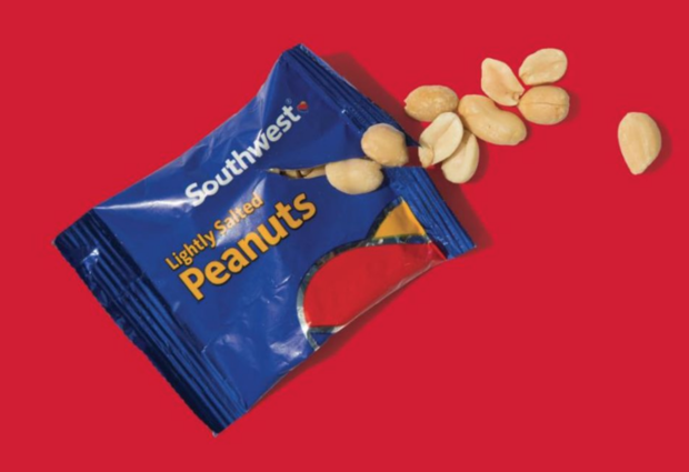 Southwest Airlines peanuts 