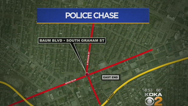 baum-blvd-police-chase-map 