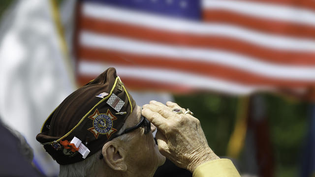 Veteran Saluting 