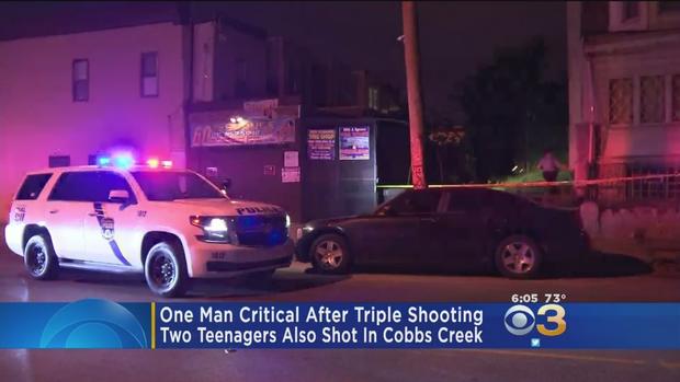 2 Teens, Man Injured In Cobbs Creek Shooting 