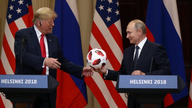 U.S. President Donald Trump meets Russian President Vladimir Putin in Helsinki 