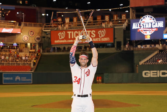 Nationals' Bryce Harper wins thrilling Home Run Derby over Cubs
