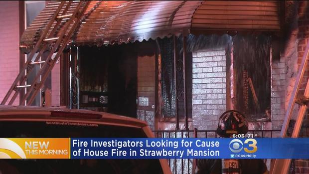 Elderly Woman Taken To Hospital After Rowhome Fire In Strawberry Mansion 
