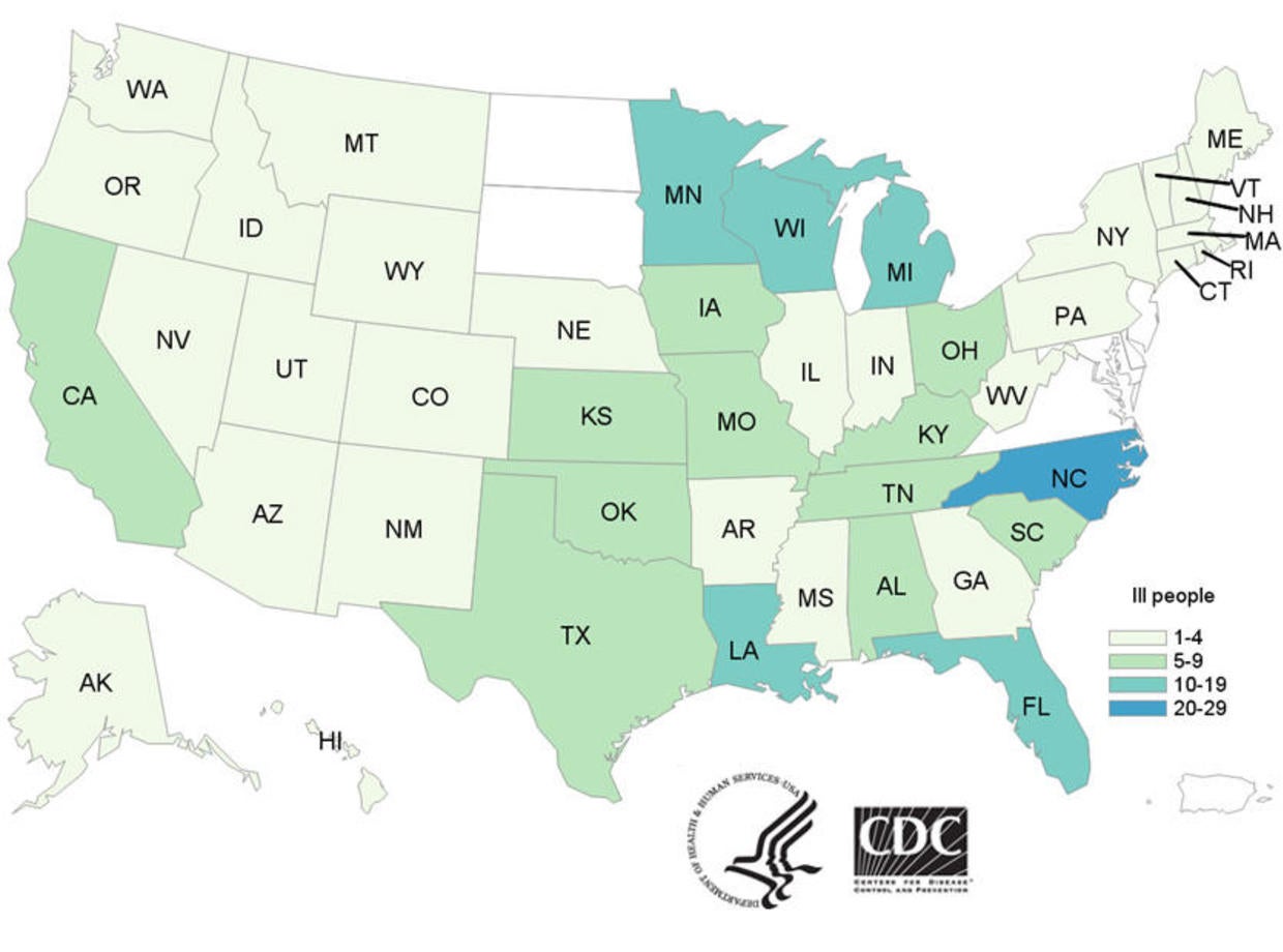 Feds: Backyard chickens sicken people in 44 states - CBS News