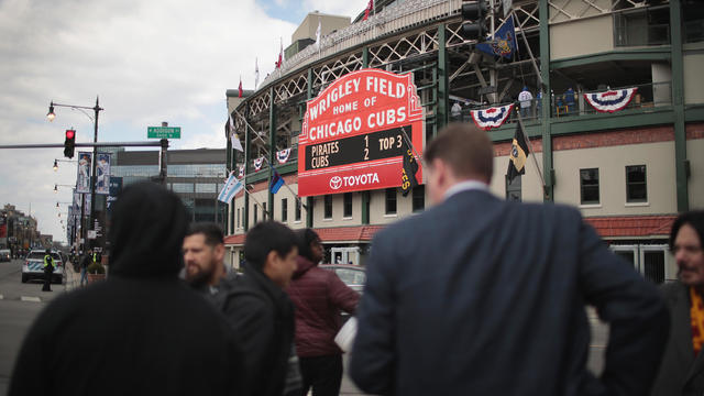 Chicago Cubs Fans Come Out For Snow-Delayed Home Opener 