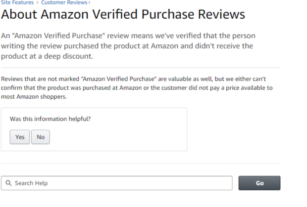 amazon verified purchase 