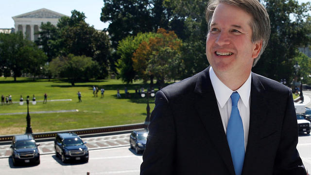 U.S. Supreme Court nominee Kavanaugh arrives for meetings on Capitol Hill in Washington 