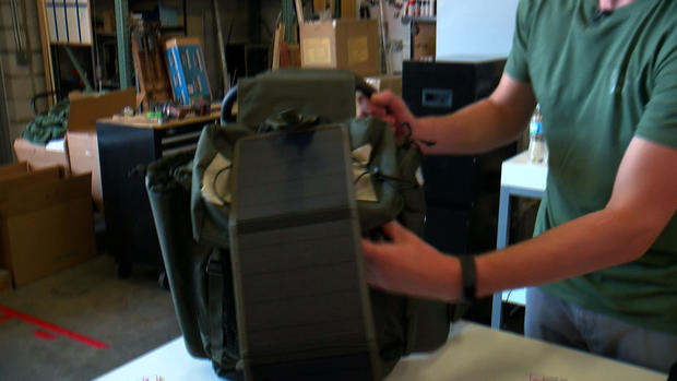 A Solar Panel In A Gaard One Backpack 