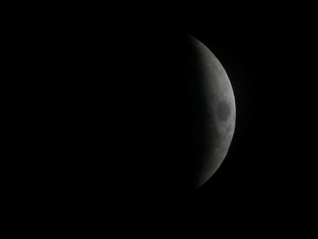 A full lunar eclipse is seen in Dambulla 