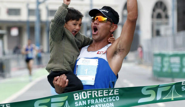 Jorge Maravilla win sf marathon kpix 