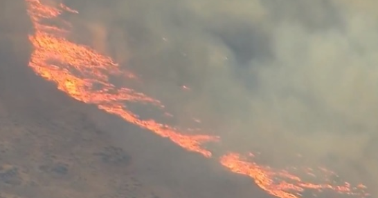 Oregon wildfire South Valley Fire near town of Dufur nearly triples in