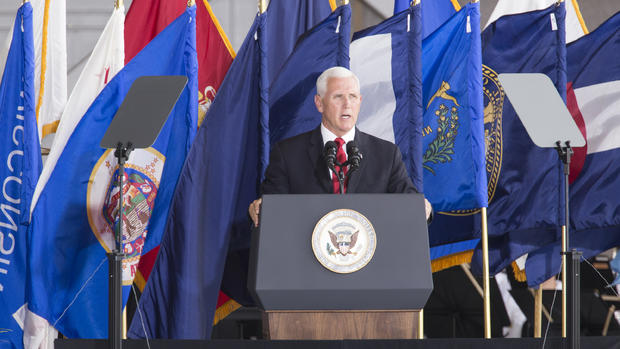 VP Pence Attends Repatriation Ceremony For Remains Of Possible Korean War Soldiers 