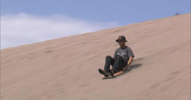 Let it slide: Sandboarding