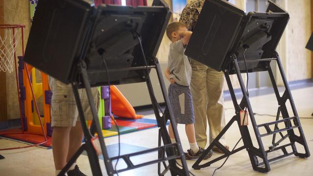 Voters In Pennsylvania Cast Ballots In State's Midterm Primary Election 