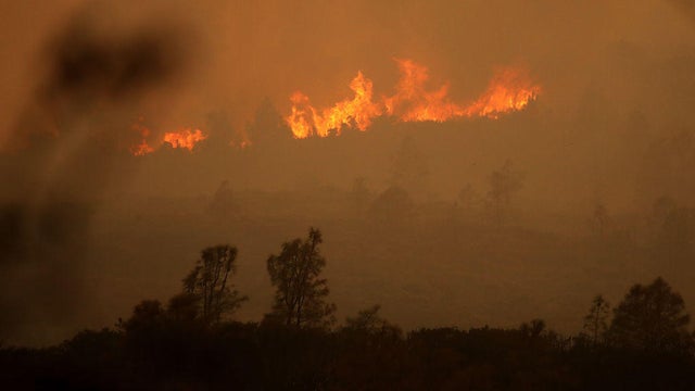 Mendocino Complex Fire -- Northern California 