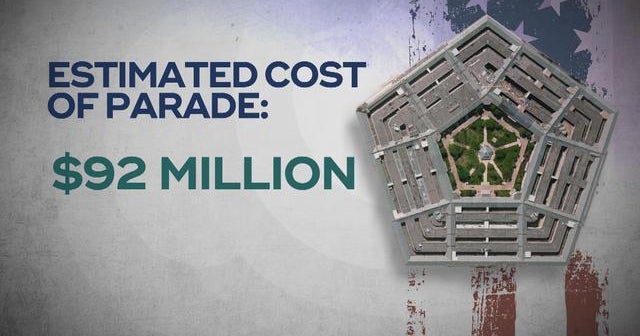 Trump cancels military parade over price tag cbs news