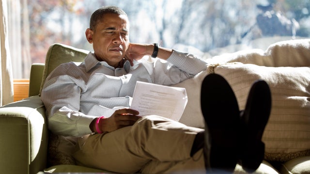 President Obama Meets Advisors At Camp David 