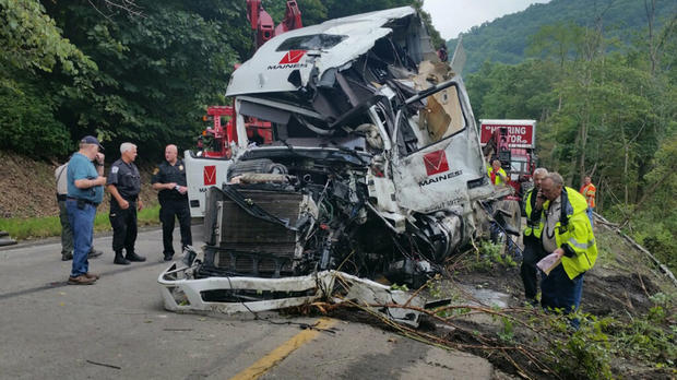 route 30 truck crash 