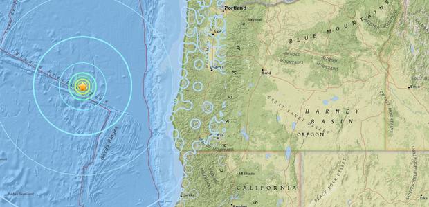 6.2M Quake Strikes Off Ore. Coast 