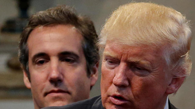 Donald Trump and Michael Cohen 