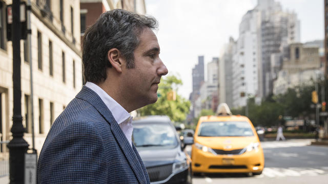 Former Trump Lawyer Michael Cohen Exits The New York Hotel He Currently Lives In 
