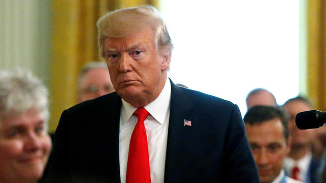 FILE PHOTO: U.S. President Trump departs after Medal of Honor ceremony at the White House in Washington 