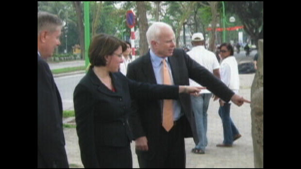 Amy Klobuchar and John McCain 